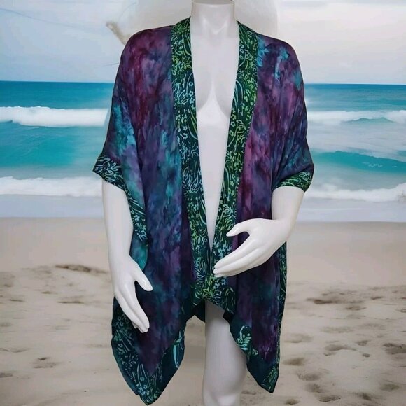 Tunique Femme Tie-dye Jaune Soft Surroundings - Taille S - Occasion En Très Bon état